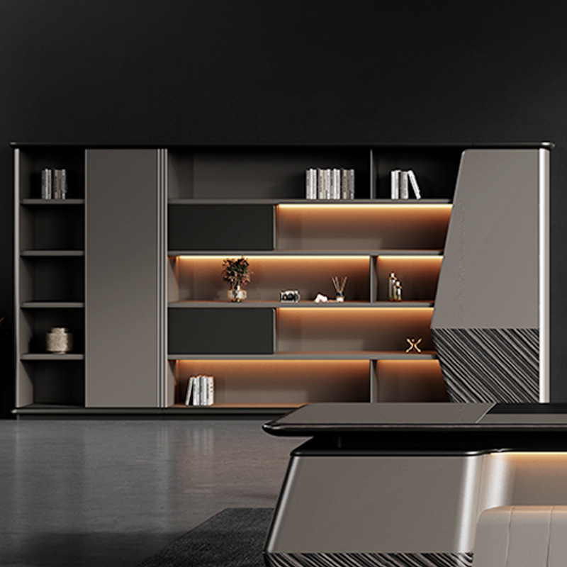 Panel luksusowy model DBT006-Menedżer stylu Pojedyncze biurko wykonawcze, przewodniczący\\Duże biurko z zestawem krzeseł, biurko szefa